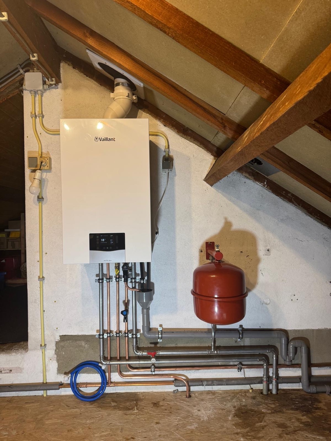 Vaillant ecoTEC plus installatie